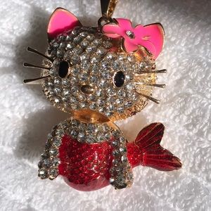 Betsey Johnson Kitty Necklace